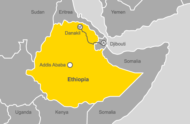 Danakil Project Location